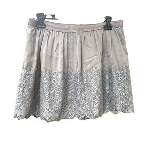 Eliot, size 0, gray mini skirt.